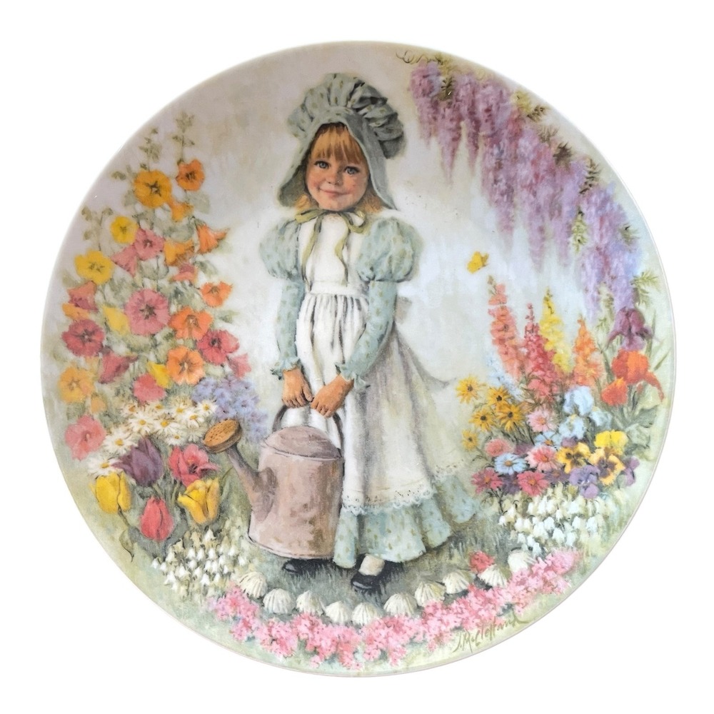Reco International "Mary, Mary" Collector Plate 1979 John McClelland Mother